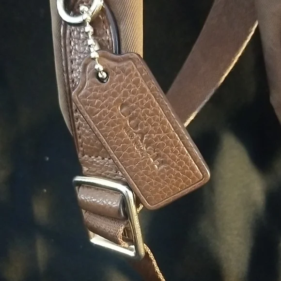 Coach Mini Charlie Brown Leather Backpack with Classic Silhouette